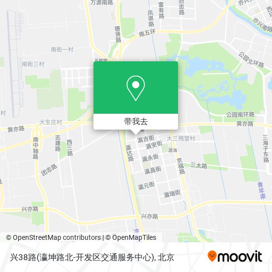 兴38路(瀛坤路北-开发区交通服务中心)地图