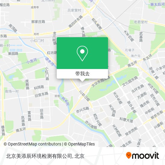 北京美添辰环境检测有限公司地图