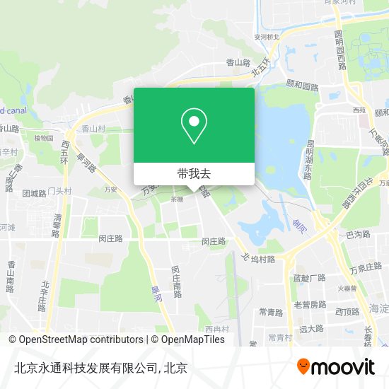北京永通科技发展有限公司地图