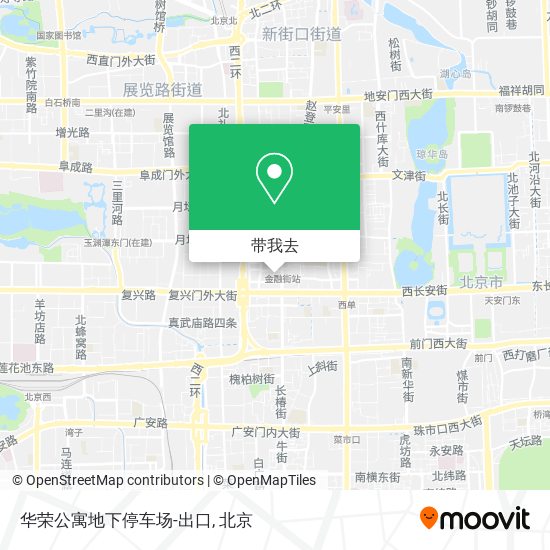 华荣公寓地下停车场-出口地图