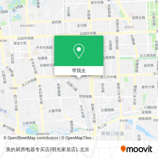 美的厨房电器专买店(明光家居店)地图