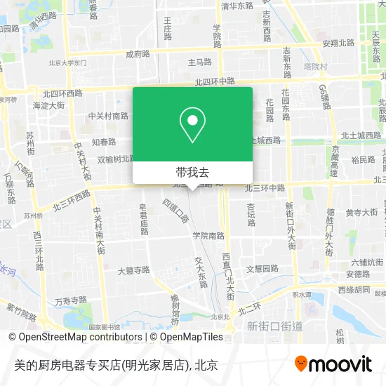 美的厨房电器专买店(明光家居店)地图