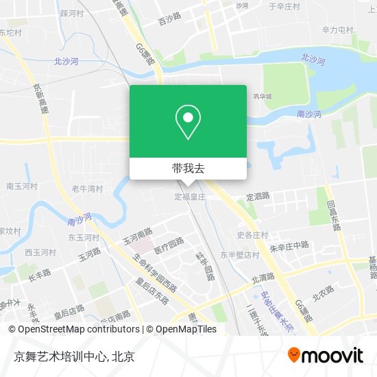 京舞艺术培训中心地图