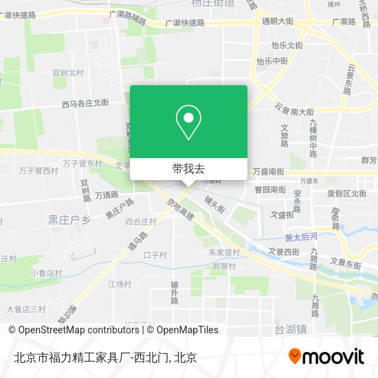 北京市福力精工家具厂-西北门地图