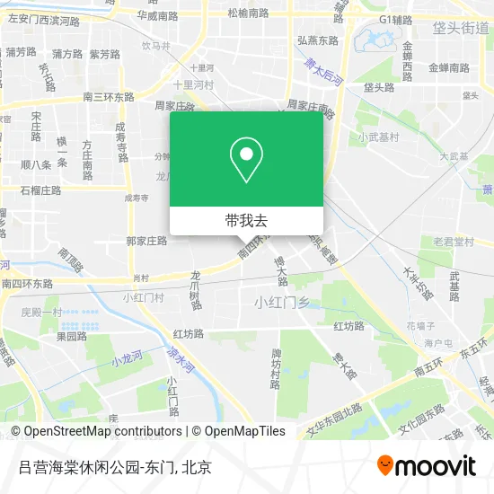 吕营海棠休闲公园-东门地图