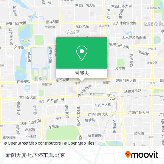 新闻大厦-地下停车库地图