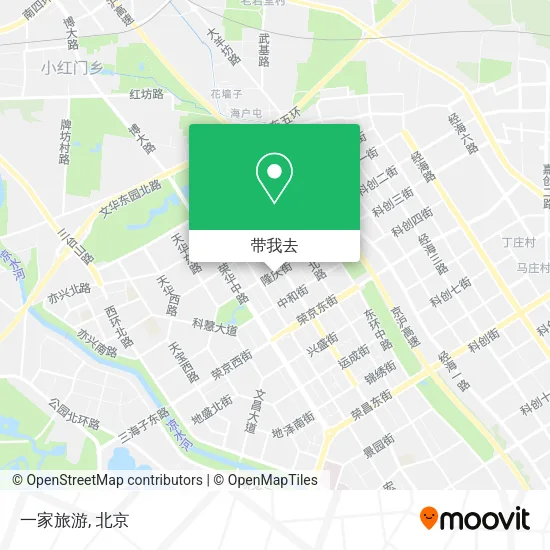 一家旅游地图