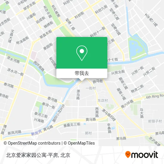 北京爱家家园公寓-平房地图