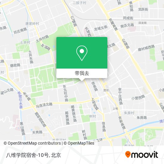 八维学院宿舍-10号地图