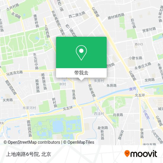 上地南路6号院地图