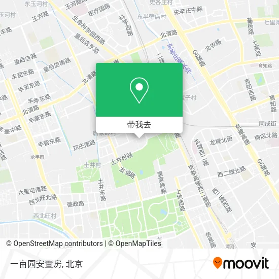 一亩园安置房地图
