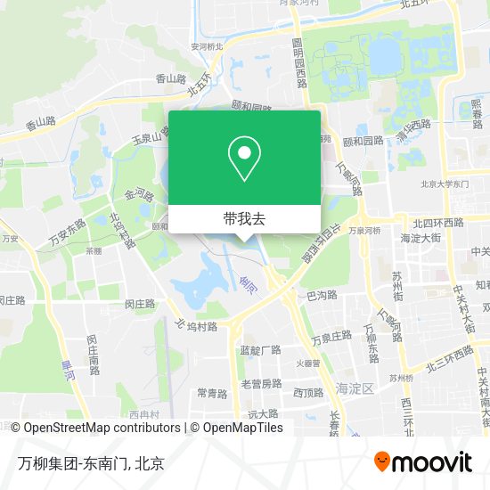 万柳集团-东南门地图