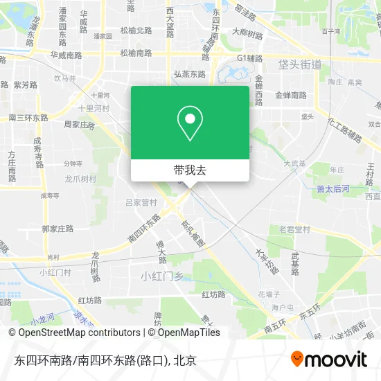东四环南路/南四环东路(路口)地图