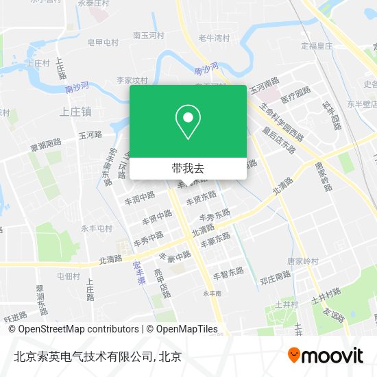 北京索英电气技术有限公司地图