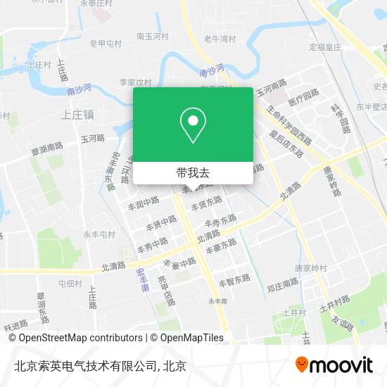 北京索英电气技术有限公司地图
