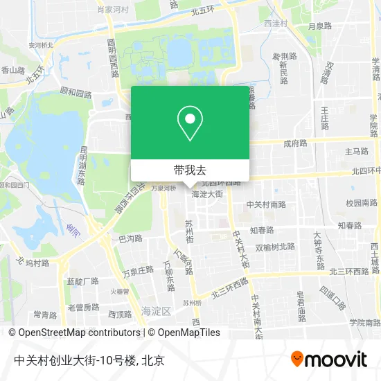 中关村创业大街-10号楼地图