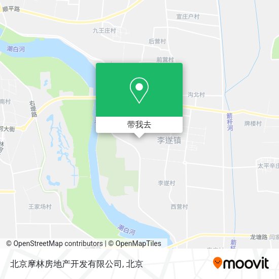 北京摩林房地产开发有限公司地图