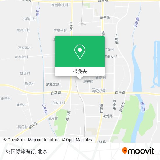 纳国际旅游行地图