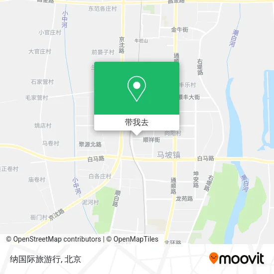 纳国际旅游行地图