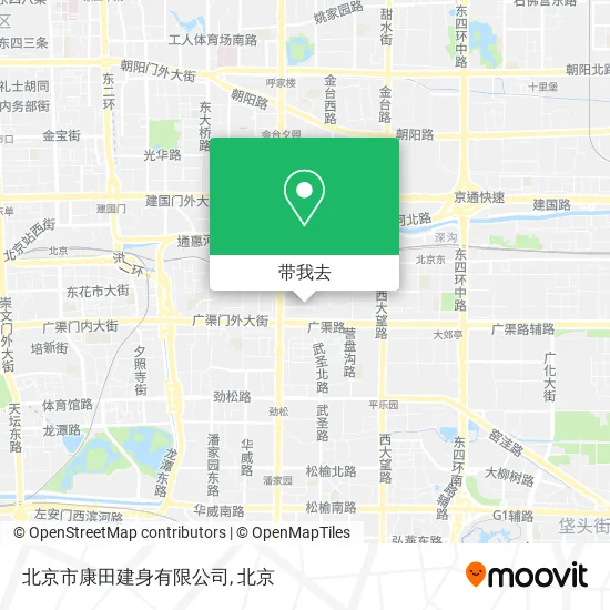 北京市康田建身有限公司地图