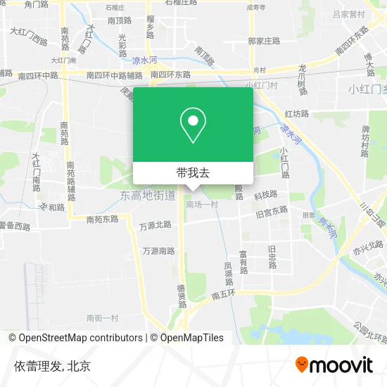 依蕾理发地图