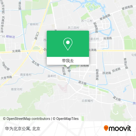 华为北京公寓地图