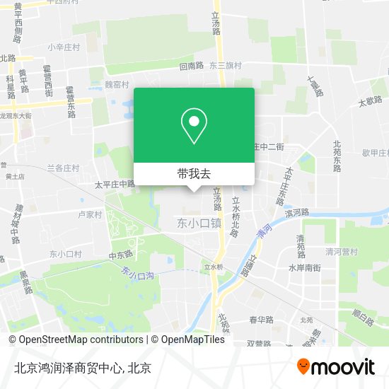 北京鸿润泽商贸中心地图