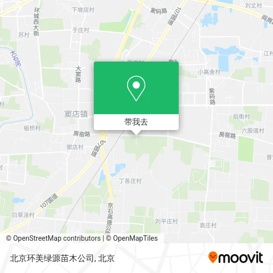 北京环美绿源苗木公司地图