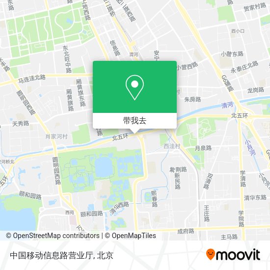 中国移动信息路营业厅地图