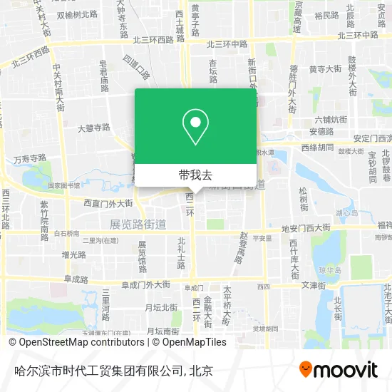 哈尔滨市时代工贸集团有限公司地图