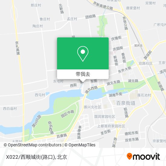 X022/西顺城街(路口)地图