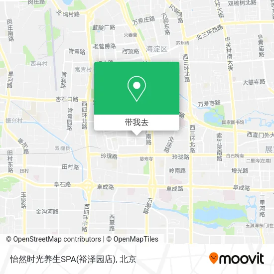 怡然时光养生SPA(裕泽园店)地图