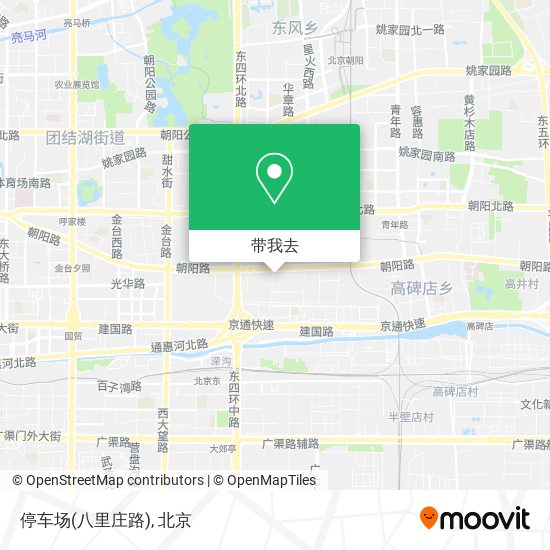 停车场(八里庄路)地图