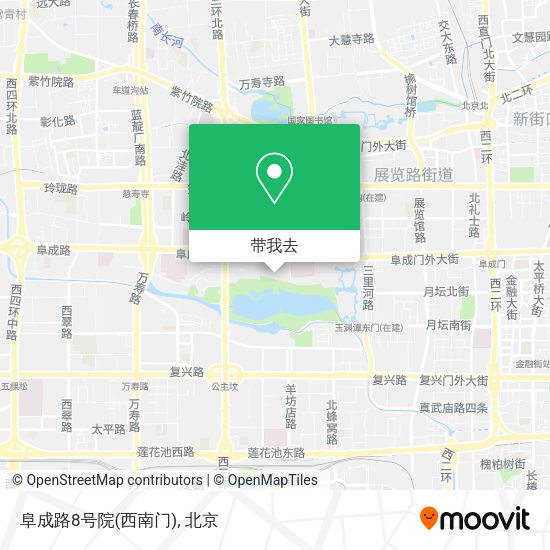 阜成路8号院(西南门)地图