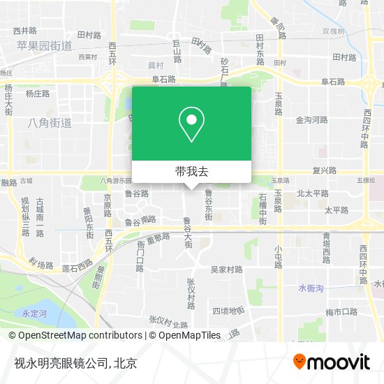 视永明亮眼镜公司地图