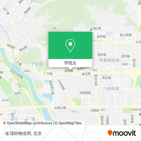 金顶街物业所地图