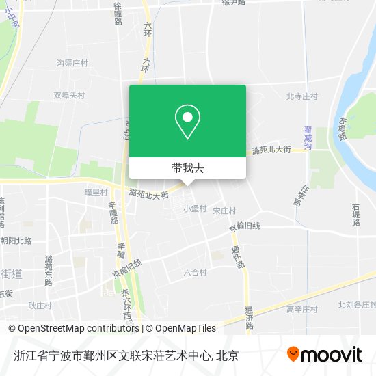 浙江省宁波市鄞州区文联宋荘艺术中心地图