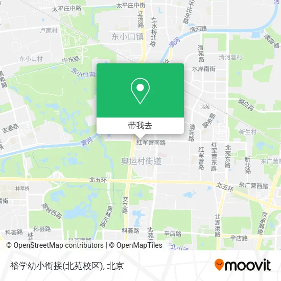 裕学幼小衔接(北苑校区)地图