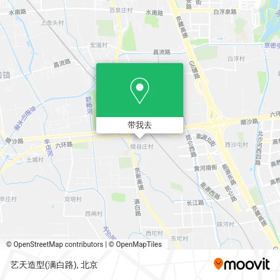 艺天造型(满白路)地图