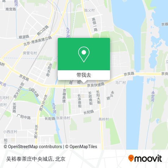 吴裕泰茶庄中央城店地图