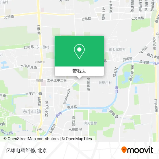 亿雄电脑维修地图