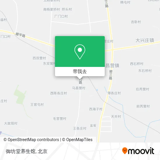 御坊堂养生馆地图