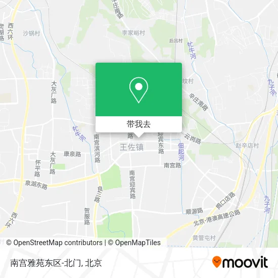 南宫雅苑东区-北门地图
