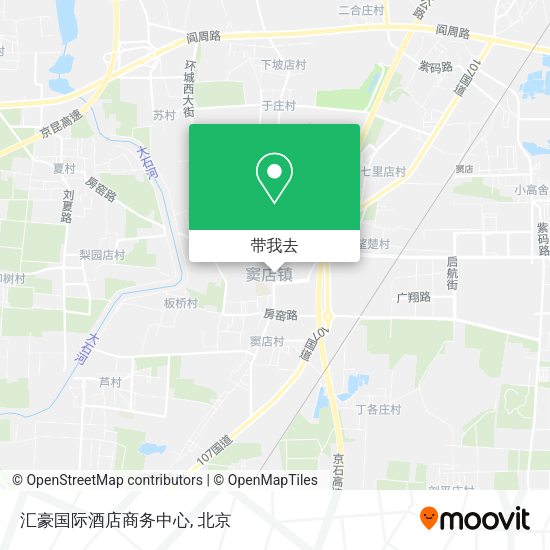 汇豪国际酒店商务中心地图