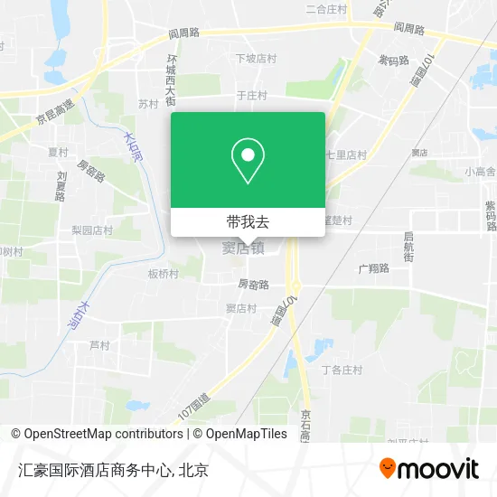 汇豪国际酒店商务中心地图