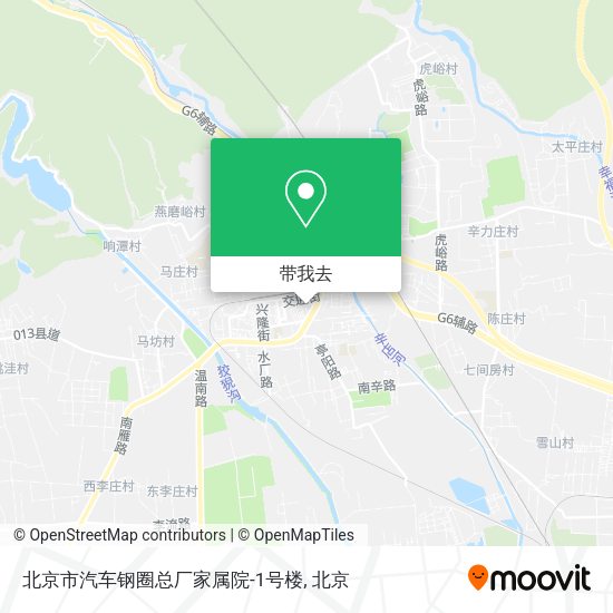 北京市汽车钢圈总厂家属院-1号楼地图
