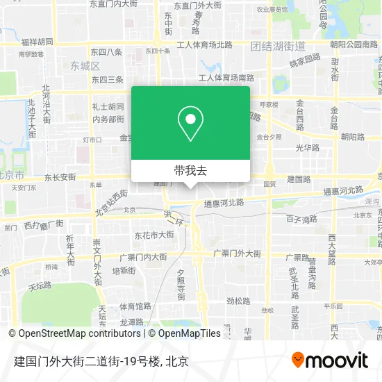建国门外大街二道街-19号楼地图