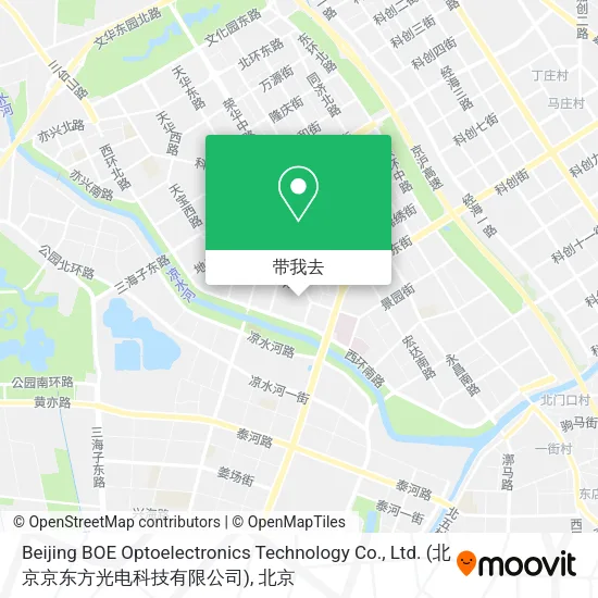 Beijing BOE Optoelectronics Technology Co., Ltd. (北京京东方光电科技有限公司)地图