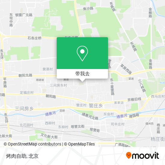 烤肉自助地图