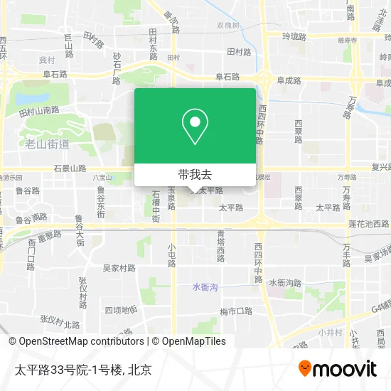 太平路33号院-1号楼地图